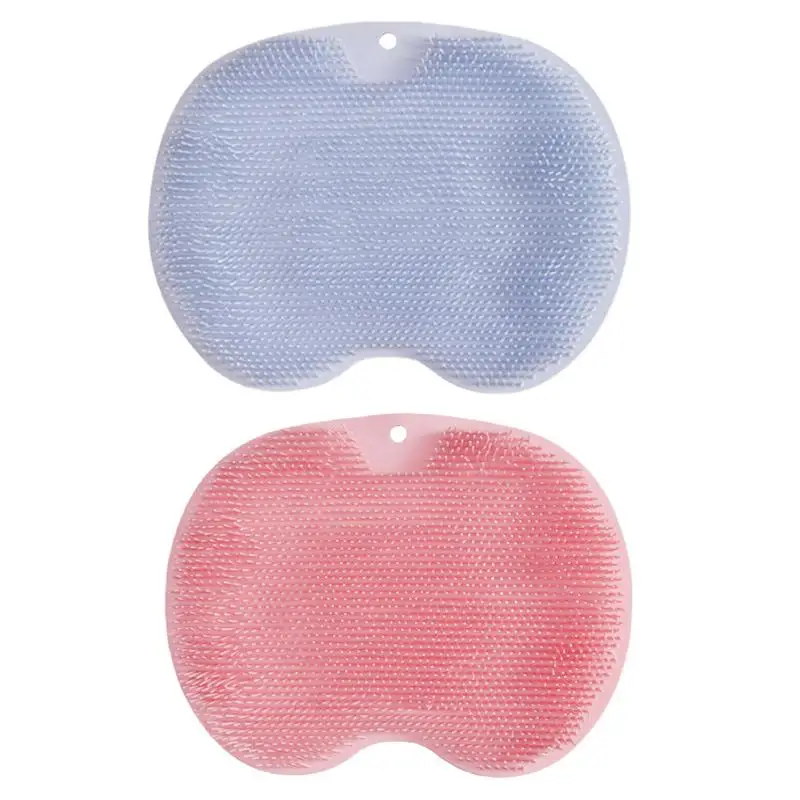 

Скребок для ног для использования в душе коврик большого размера с нескользящей присоской очищает гладкость массирует ноги без изгиба