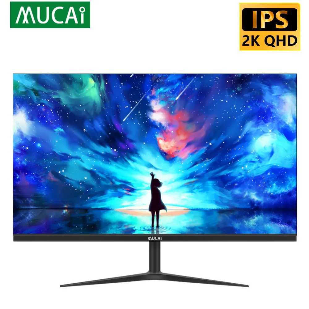 MUCAI 24 27 Inch monitor 2K 75Hz Desktop PC Lcd Display Gaming Flat Panel Screen 24" 27" Computer Monitors LED 2560*1440 DP