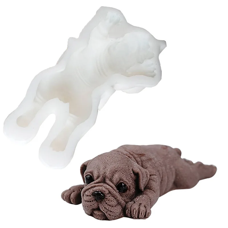 

4 Inch 3D Dog Cake Mold DIY Silicone Fondant Chocolate Baking Tool Handmade Pudding Candy Mould Art Crafts Kitchen Bakeware