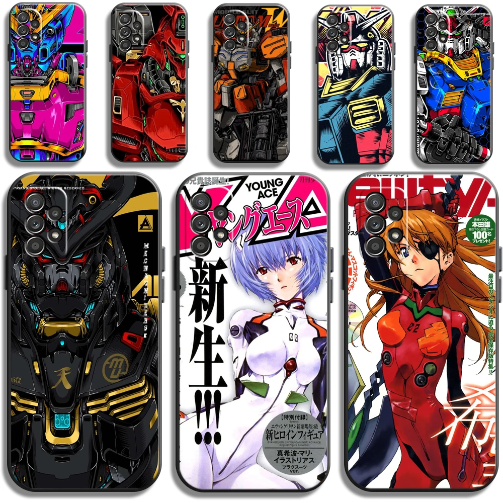 

GUNDAM EVA Cartoon Phone Cases For Samsung S20 FE S20 Lite S8 Plus S9 Plus S10 S10E S10 Lite M11 M12 Carcasa Soft TPU