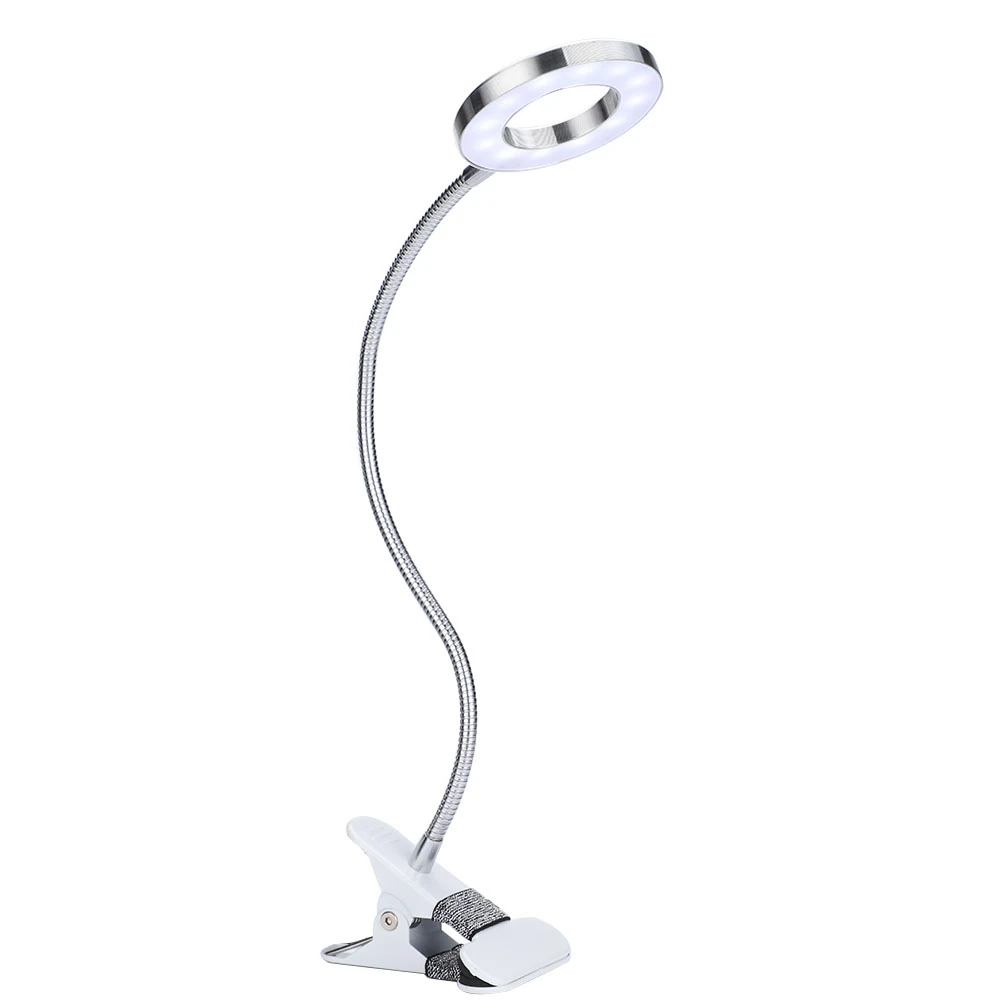 

USB Circle Makeup Lamp Eyebrow Lip Tattoo Beauty Salon Desktop Led Lights with Clip