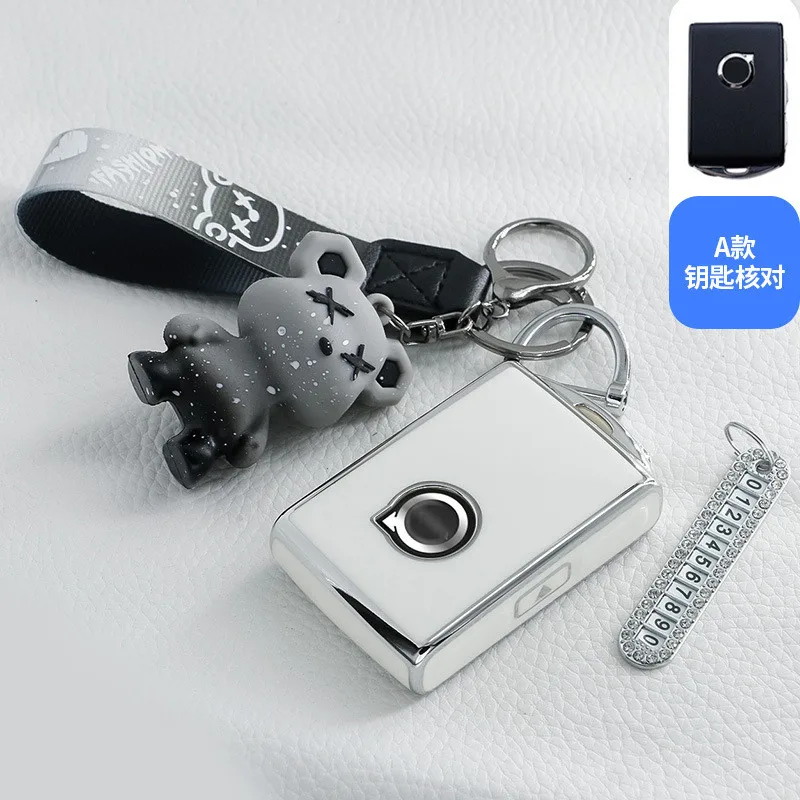 

Car Remote Key Fob Cover Case Holder Shell Protector for Volvo S90 V90 XC40 XC60 XC90 T6 T5 T8 Keychain Accessories