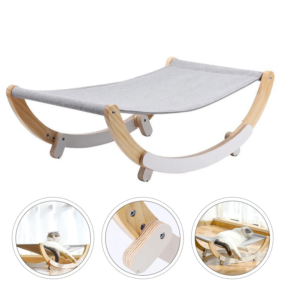 

1pc Creative Sturdy Breathable Small Durable Pet Hammock Bed Pets Hanging Bed Table Concentrator Bed Frame for Pets Dogs