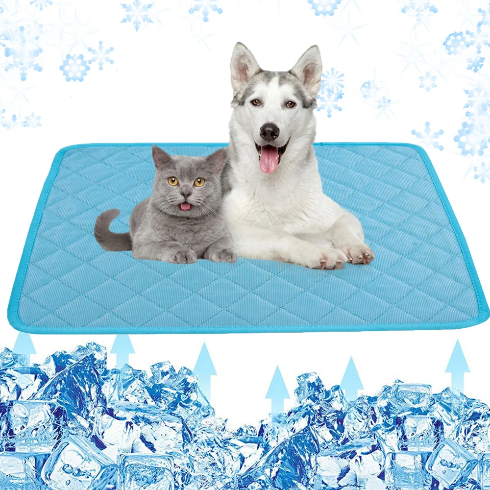 

Dog Cooling Mat Summer Pad Mat For Dogs Cat Blanket Sofa Breathable Cool Dog Bed Washable Ice Pad For Small Medium Large Dogs