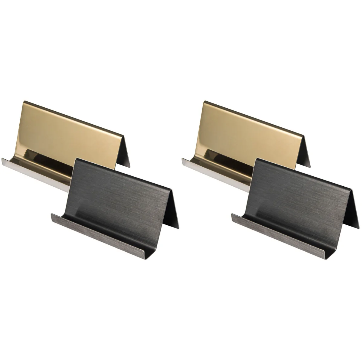 

4 Name Cards Stand Business Cards Base Organizing Rack Name Organizer Metal Base