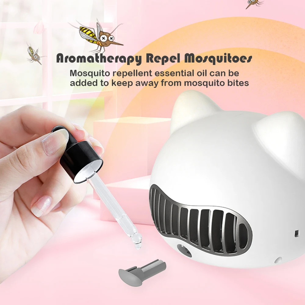 Mini Portable Stroller Fan USB Rechargeable 4000mAh Personal Handheld Neck Tripod Clip On For Car Seat Crib Bike Treadmill | Бытовая