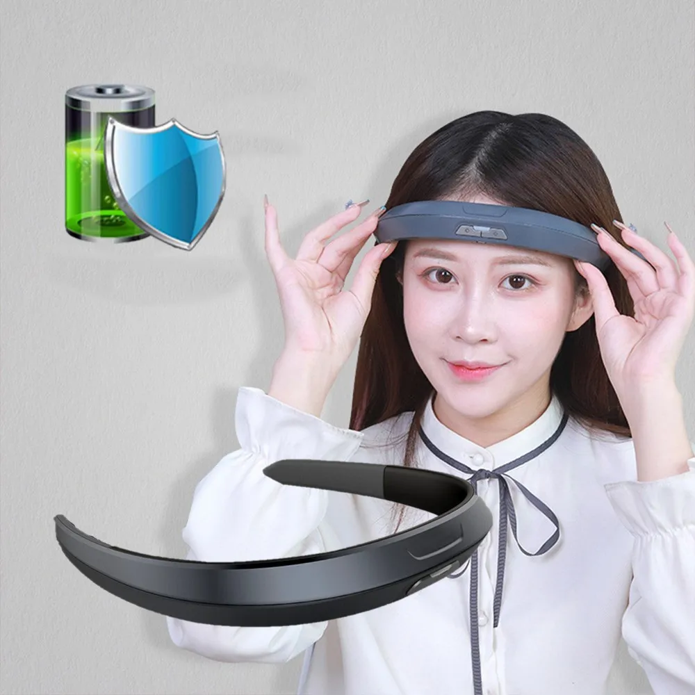 

Headache Relief Electric Head Massager Insomnia Release Usb Rechargeable Therapy Release Stress Sleep Therapy Device Sleeping