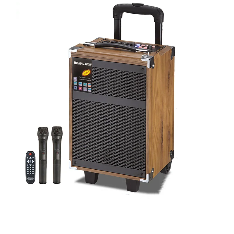 

Karaoke Speaker System Portable BT Speakers with Wireless microphones