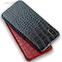 wangcangli mobile phone shell for iphone 8 mobile phone case advanced custom crocodile texture leather case