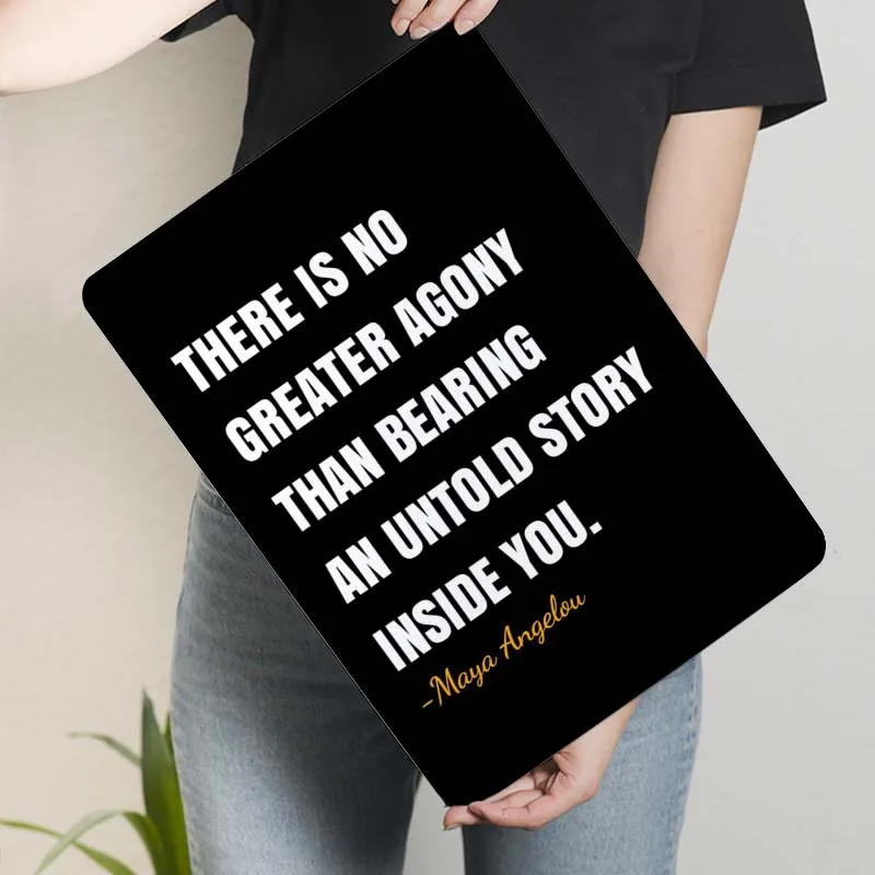 Металлическая табличка Maya Angelou Quotes