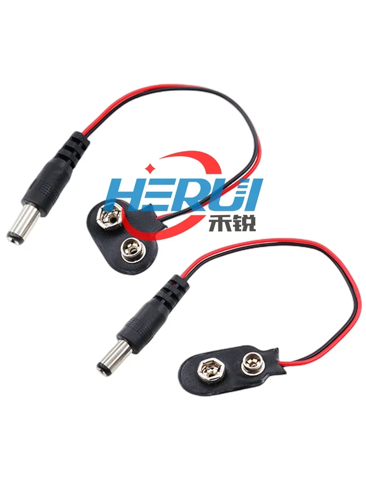 5 шт. держатель аккумулятора 6F2 2 пряжка 9 В тип I/T со стандартным штекером питания 1