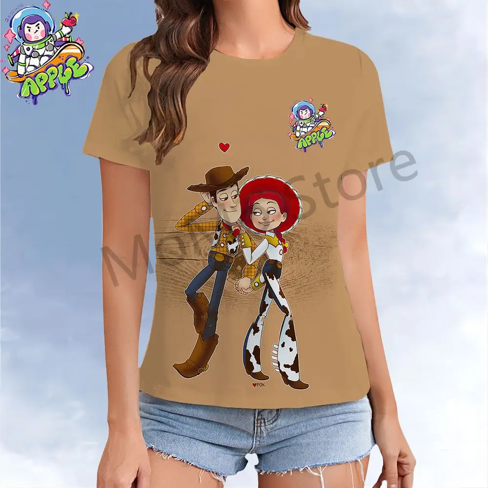 Футболка женская с коротким рукавом и круглым вырезом Y2k