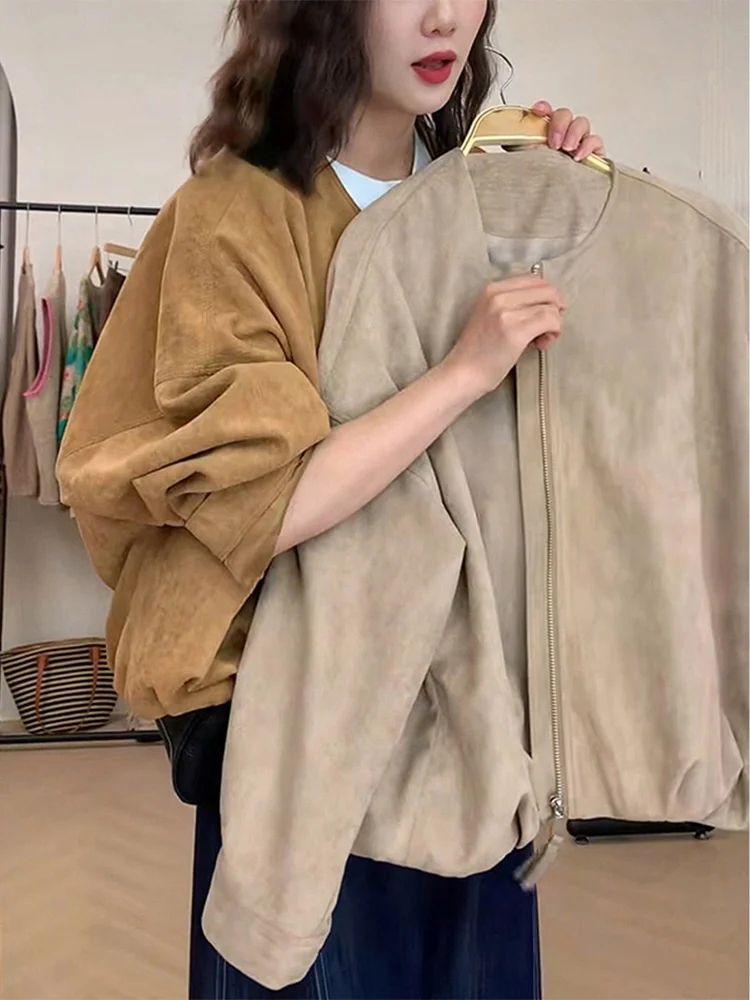 Верхняя одежда для женщин 2024 ранняя весна и осень новая повседневная укороченная