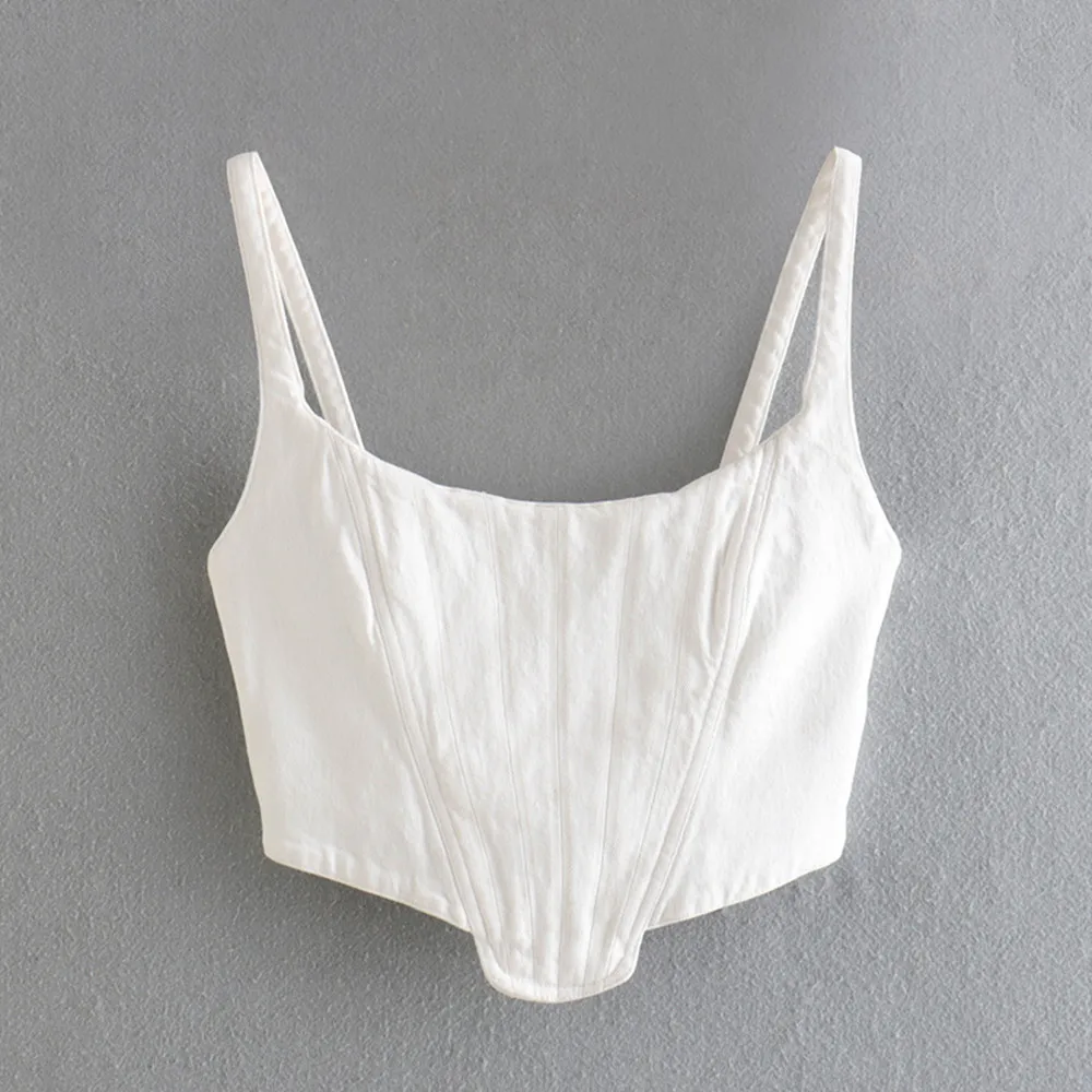 

Летняя Новинка 2022, Женские однотонные подтяжки PB & ZA, квадратные фонарики, модель 6929/010 6929010