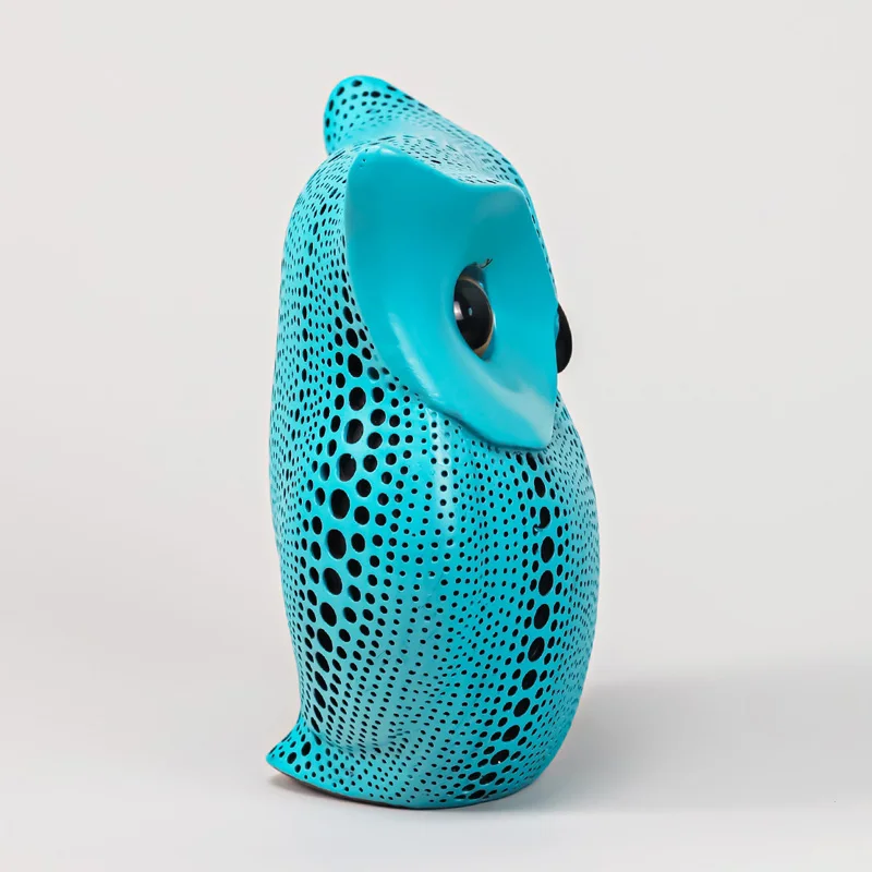 Винтажные фигурки совы домашний декор статуи из смолы Artlovin с круглым дизайном