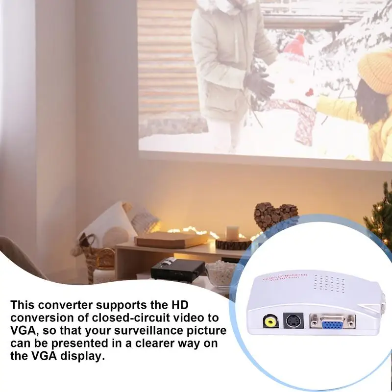 Видеопреобразователь VGA многоцелевой адаптер-скалер совместимый с HDMIs