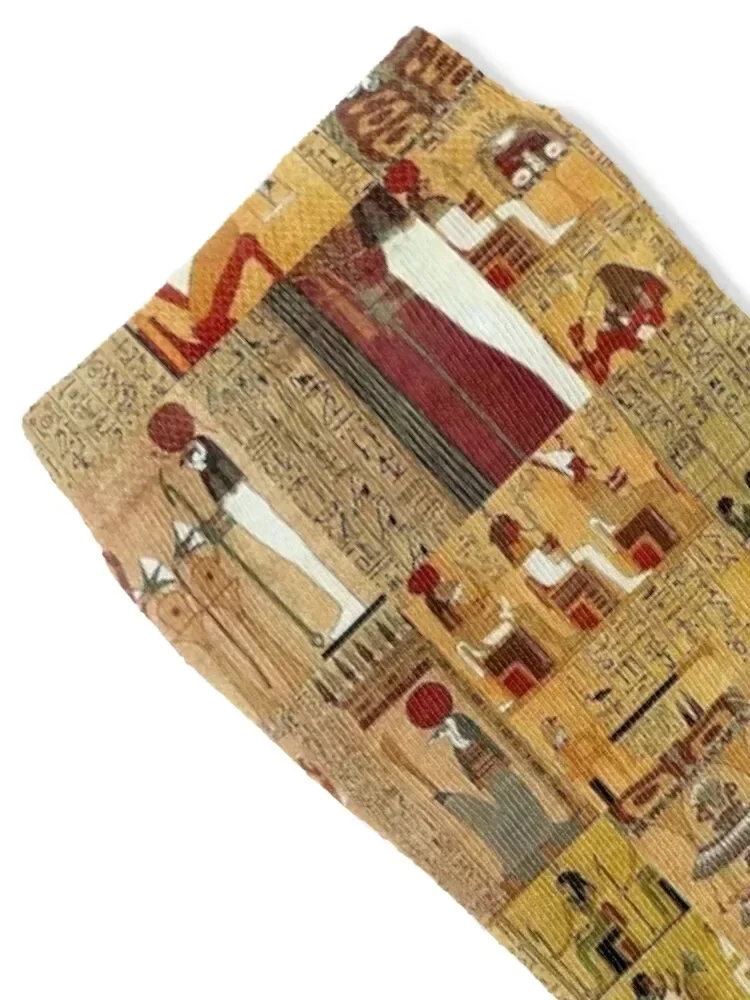 Носки с египетскими иероглифами рождественские подарки японские модные носки