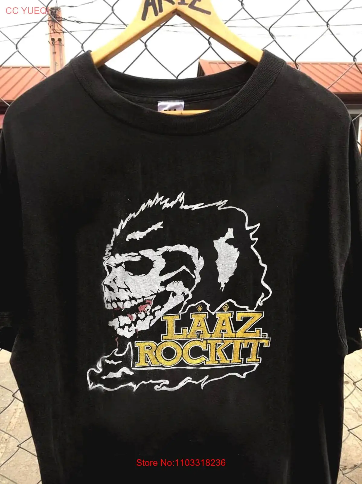 Футболка Remake Laaz Rockit - Tour 86 новая черная классическая рубашка унисекс TE7721