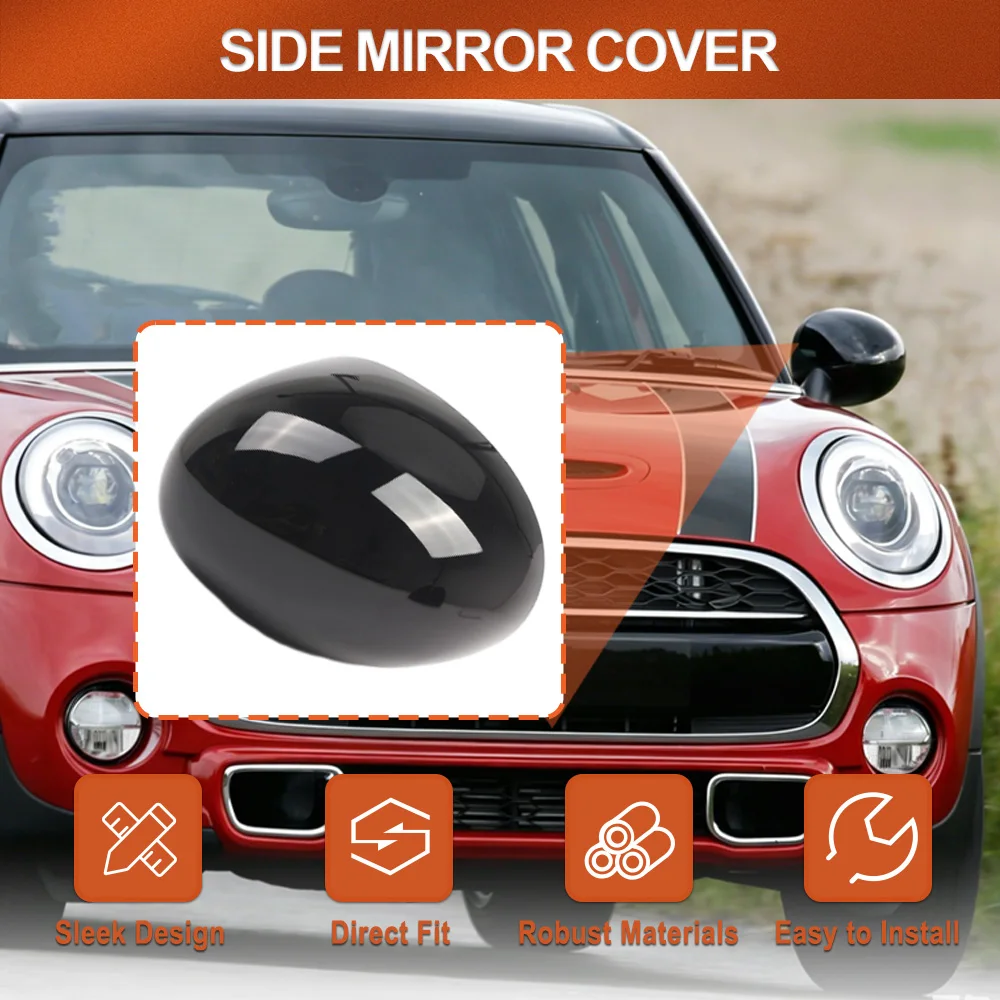 Фото Накладка на боковое зеркало заднего вида для Mini Cooper F55 F56 F57 Clubman F54 Countryman F60 51167401231 51167401232 №1