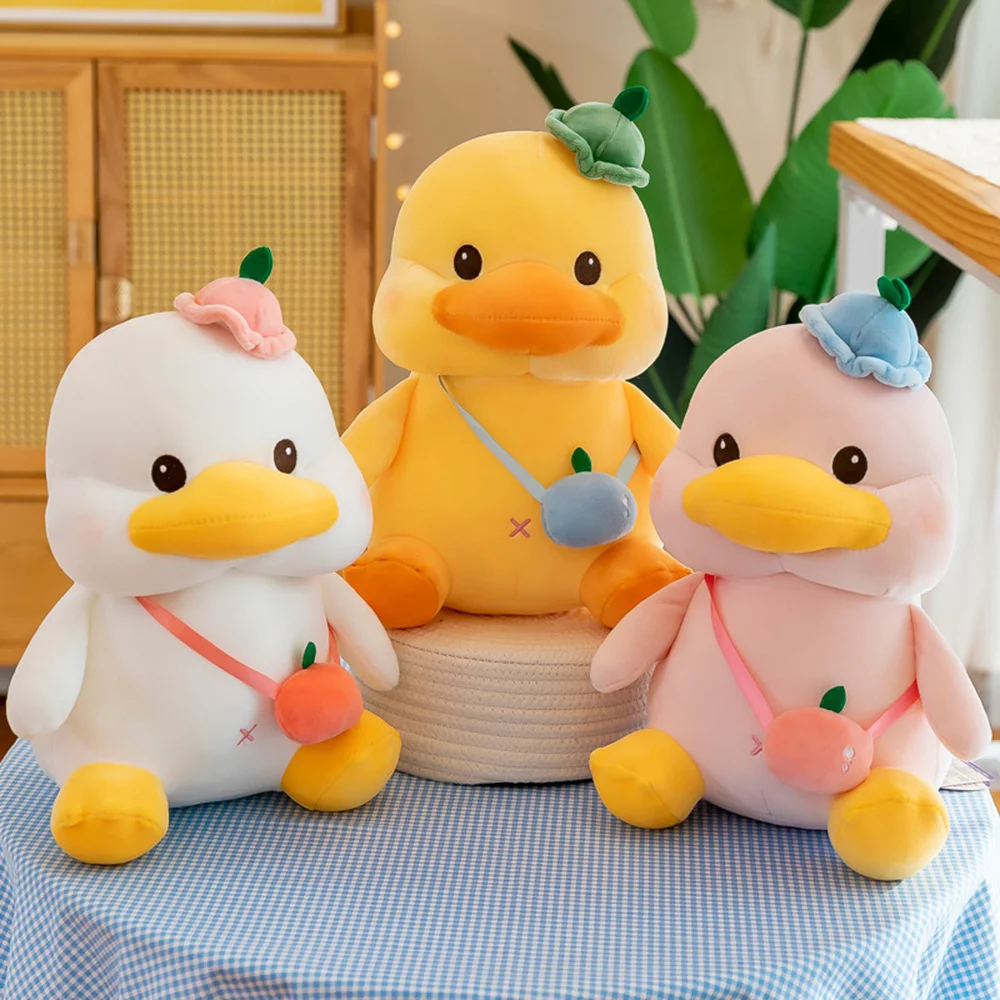 

Plush Stuffed Toys Cartoon Animals Duck Doll Early Educational Development Toy Soft Home Decoration Birthday Gift for Kids B99