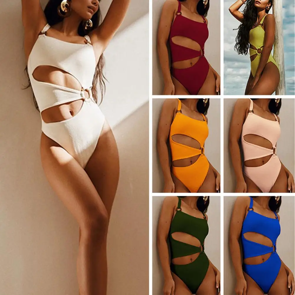 

High Waist Pool Wear Sexy Monokini Summer Women One-piece Beachwear Women Clothes
