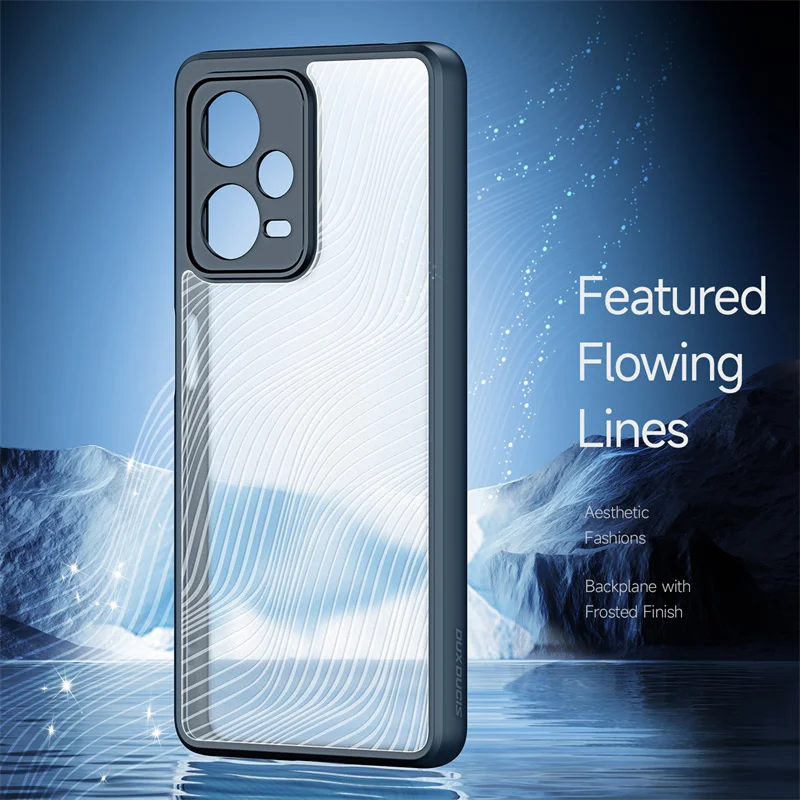 

Matte Back Case For Xiaomi Mi 13 Redmi Note 12 Pro Plus Turbo POCO X5 Shockproof Clear Hybrid Bumper Luxury Cover Funda