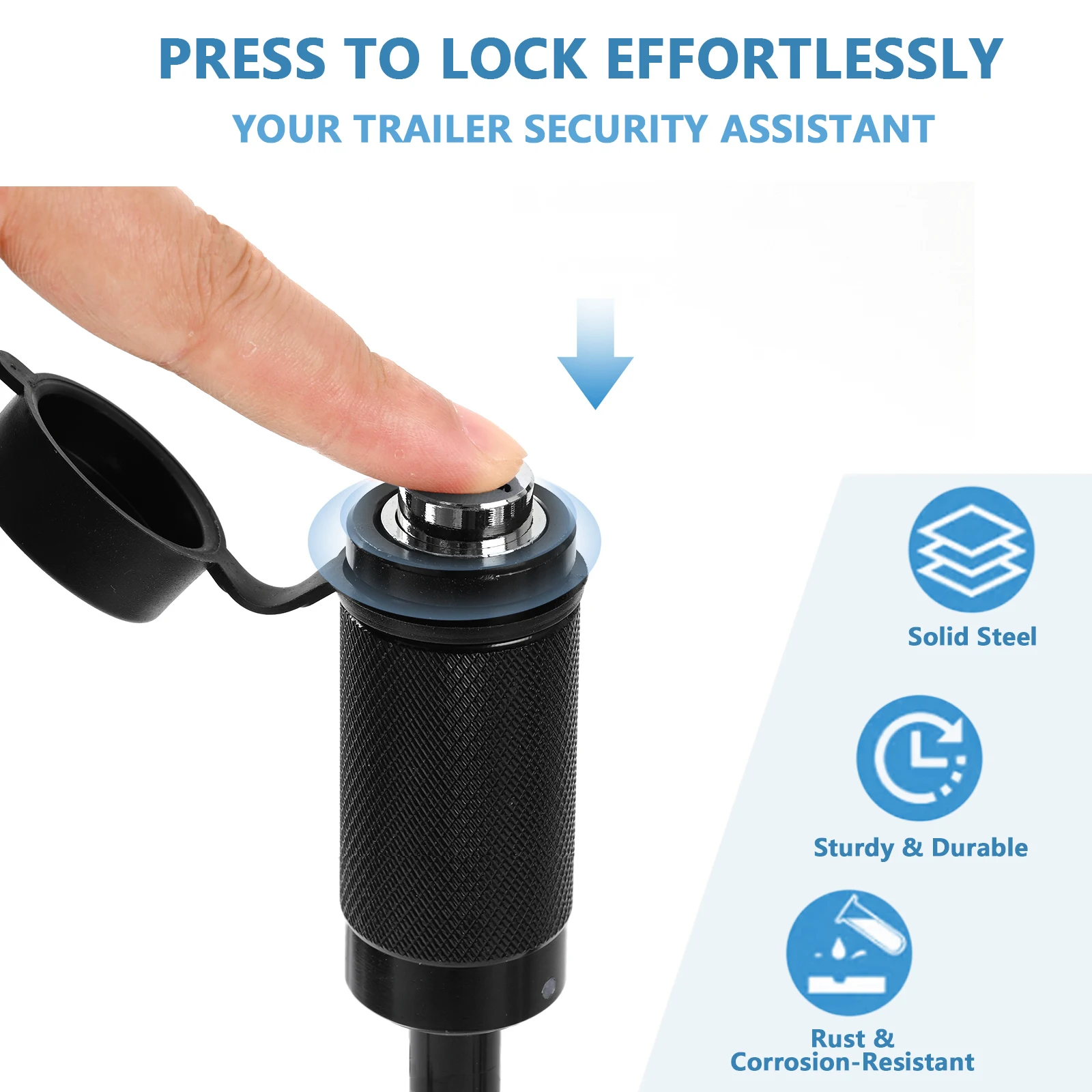 Сцепка прицепа соединительный штифт 1/4 дюйма небольшой Противоугонный