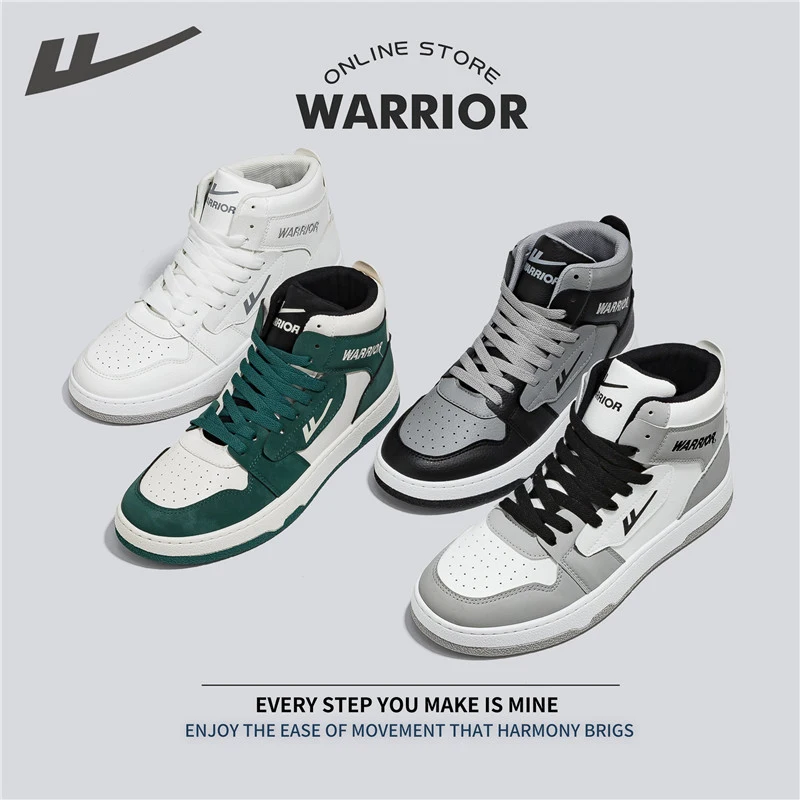 

Warrior High Top Women Sneakers Zapatillas Women's Shoes 2021 Autumn and Winter New Classic Vulcanized Casual Sports Shoes