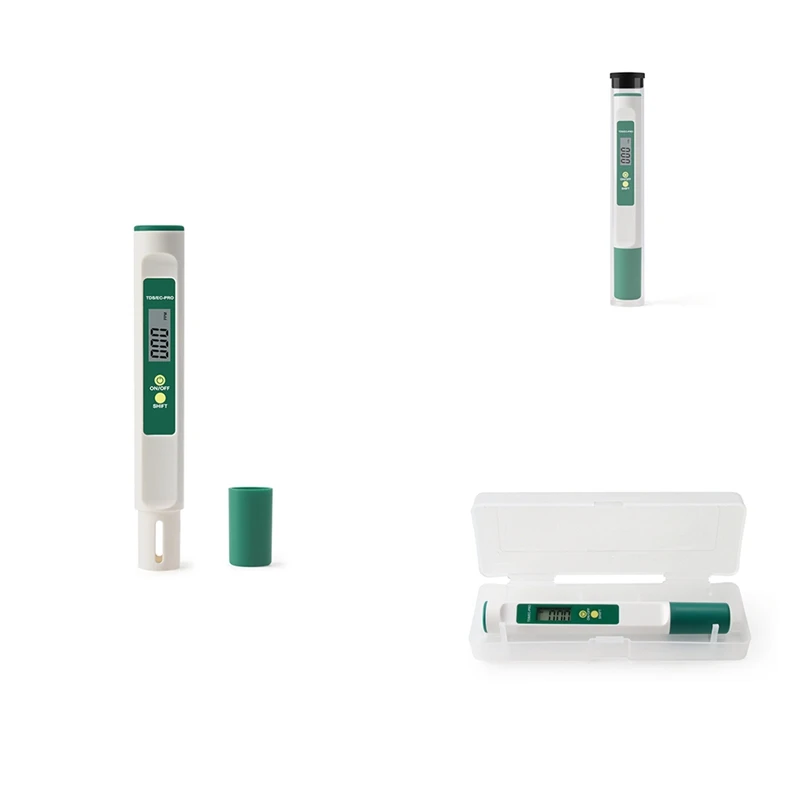 

3 In 1 Temp TDS EC Meter Digital Water Tester Portable Temperature Test Pen Detector For Drinking Water Aquarium