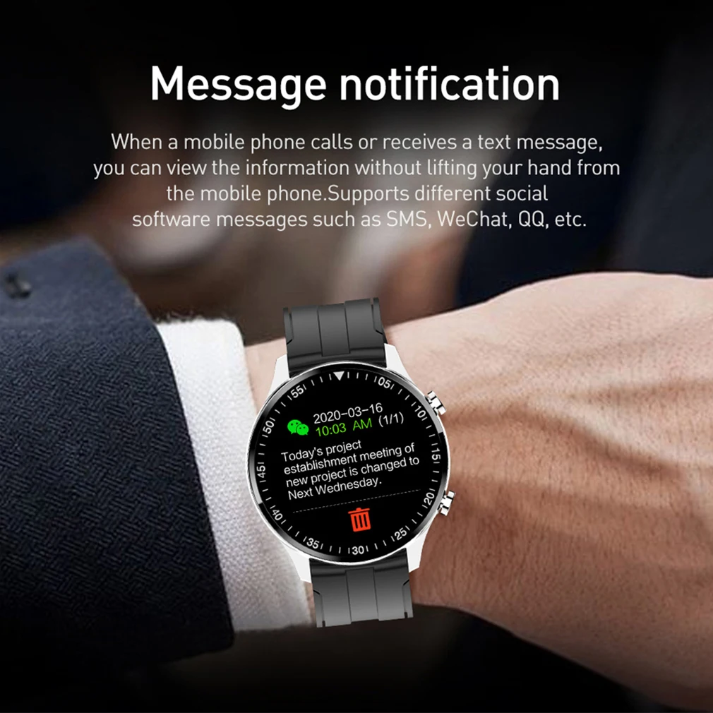 New ST6 Smart Watch Outdoor For Man Waterproof Watches Music Control Wristwatch Blood Pressure Fitness Bracelet PK Zeblaze GTS 2