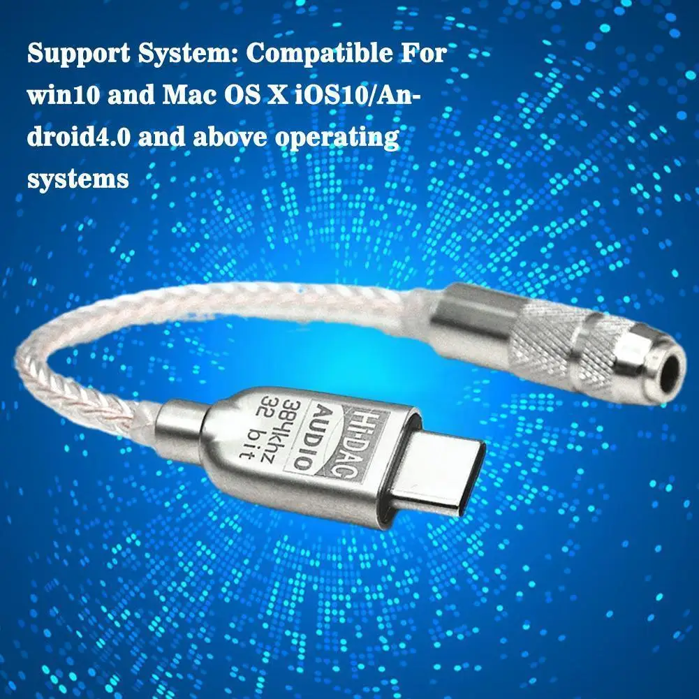 Usb Type c Alc5686 Hi-Fi портативный цифровой аудио декодирующий усилитель Type-c