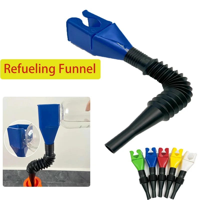 

Автомобильная заправочная воронка, бензиновая Складная воронка для масла двигателя, пластиковая воронка, инструменты для наполнения и ремонта автомобилей и мотоциклов, автомобильные аксессуары