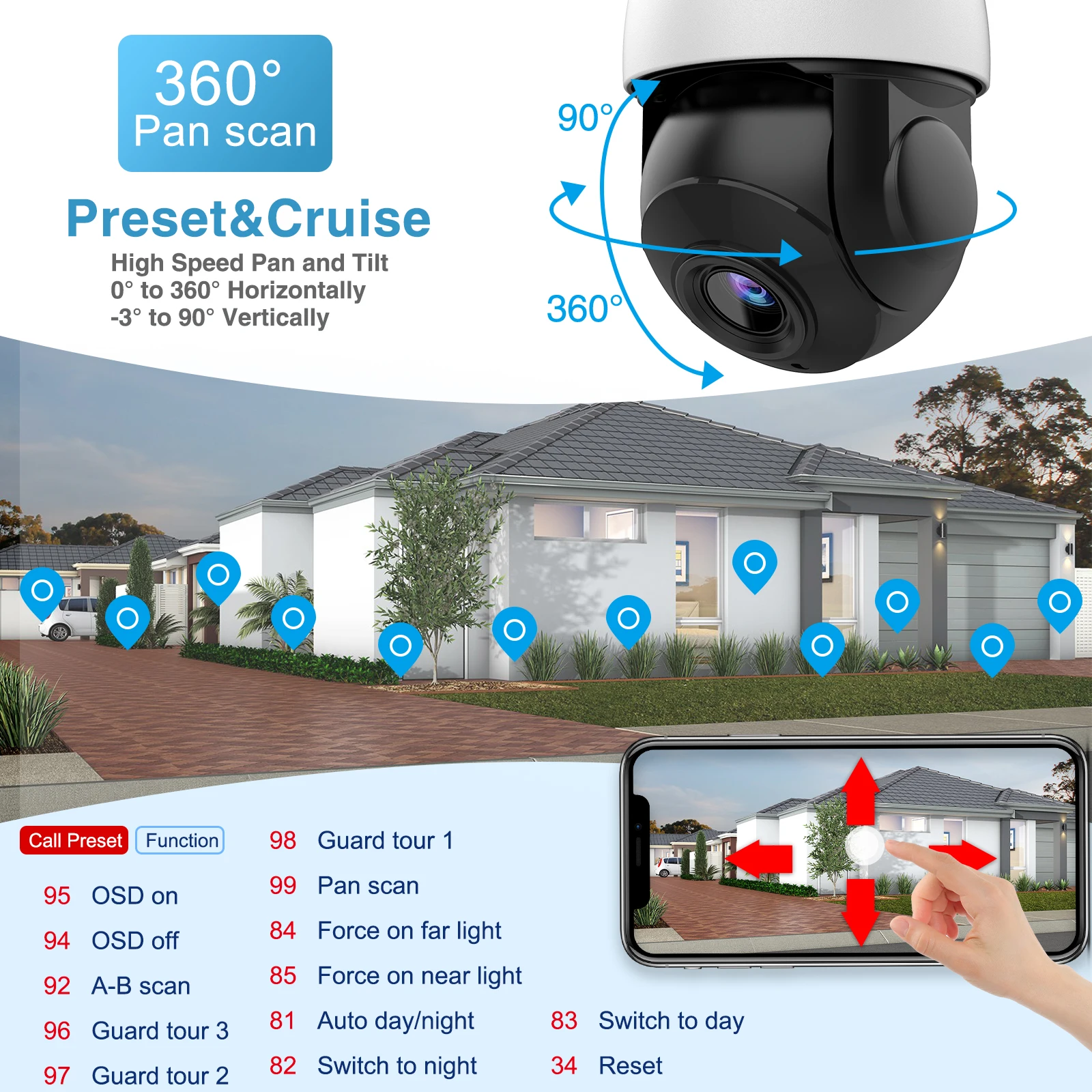 Hikvision совместимая PTZ IP-камера 5MP 8MP IR PoE 18-30X ZOOM Plug &amp Play с NVR CCTV Security IPC 4 шт./лот - купить