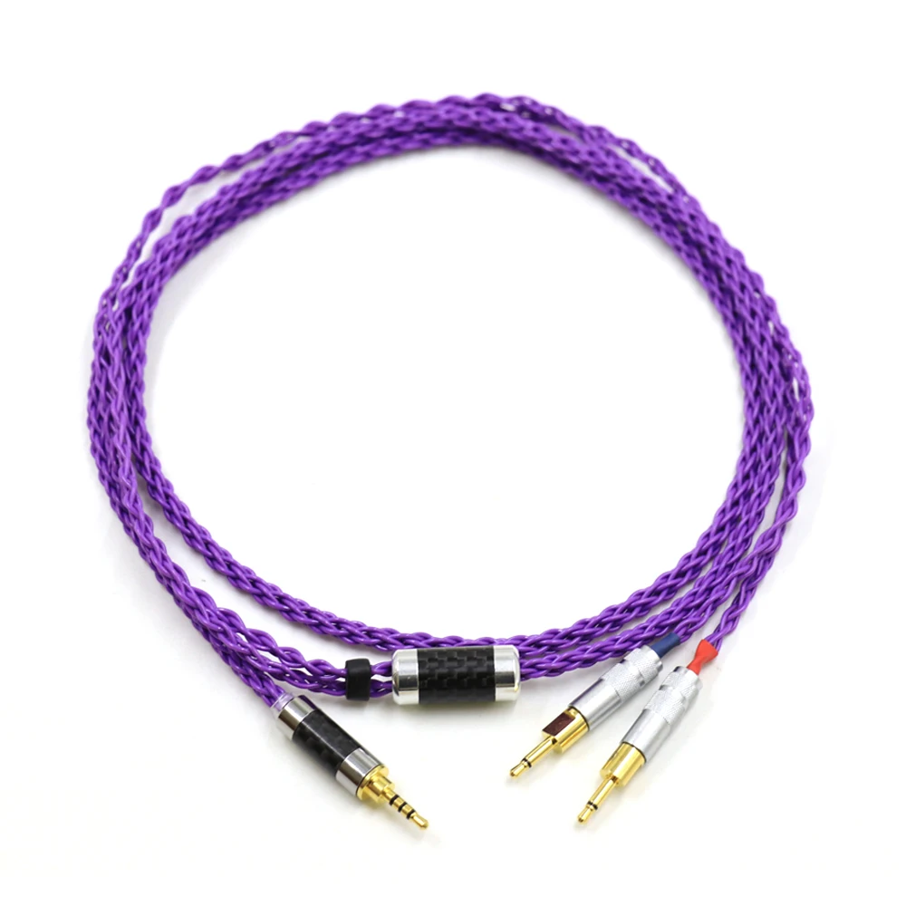 Кабель для наушников Balance 3 5 Xlr 4 штекер-двойной 2 мм 8 ядер hd 700 sennheiser hd700 nw zx300a