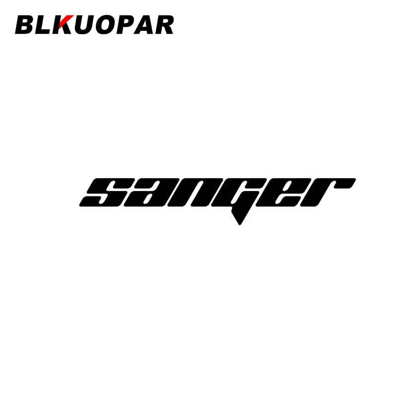 

Автомобильная наклейка BLKUOPAR Sanger, Солнцезащитная простая оригинальная наклейка, креативная Водонепроницаемая наклейка на шлем, кондиционе...