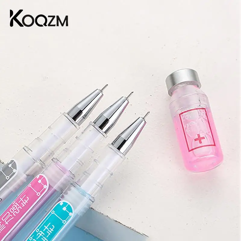 1Pcs Creative Syringe Modelling Neutral Pen Gel Signature Pens Students Nurse Gift Black Water Kawaii Student Stationery - купить по