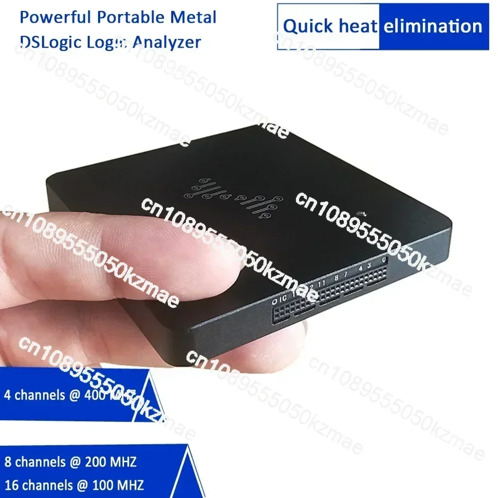 Logic Plus Портативный металлический логический анализатор DSLogic, 16 каналов, 100 МГц, USB-отладочный логический анализатор DreamSourceLab DS (art.: 3920cb7dc776b) - 3920cb7dc776b