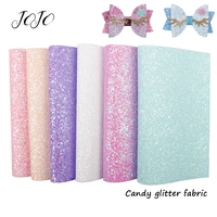 jojo bows 2230cm sparkly glitter fabric solid candy sheet for clothing diy hair bows materials apparel sewing home party sheet