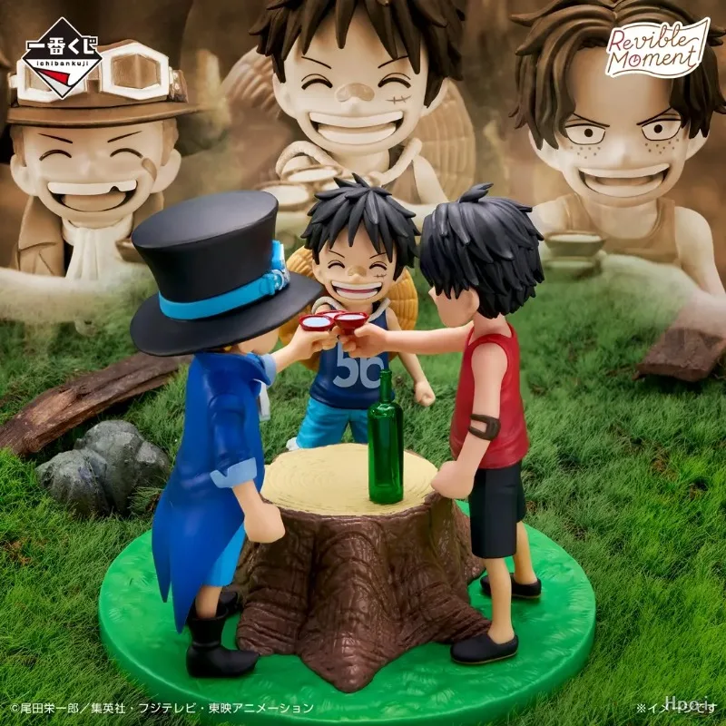 Фото Оригинальная модель Gundam от Bandai: Ichiban Kuji One Piece Dramatic Memoirs, приз A — Воспоминания о прошлом: Эйс, Сабо и Луффи №2