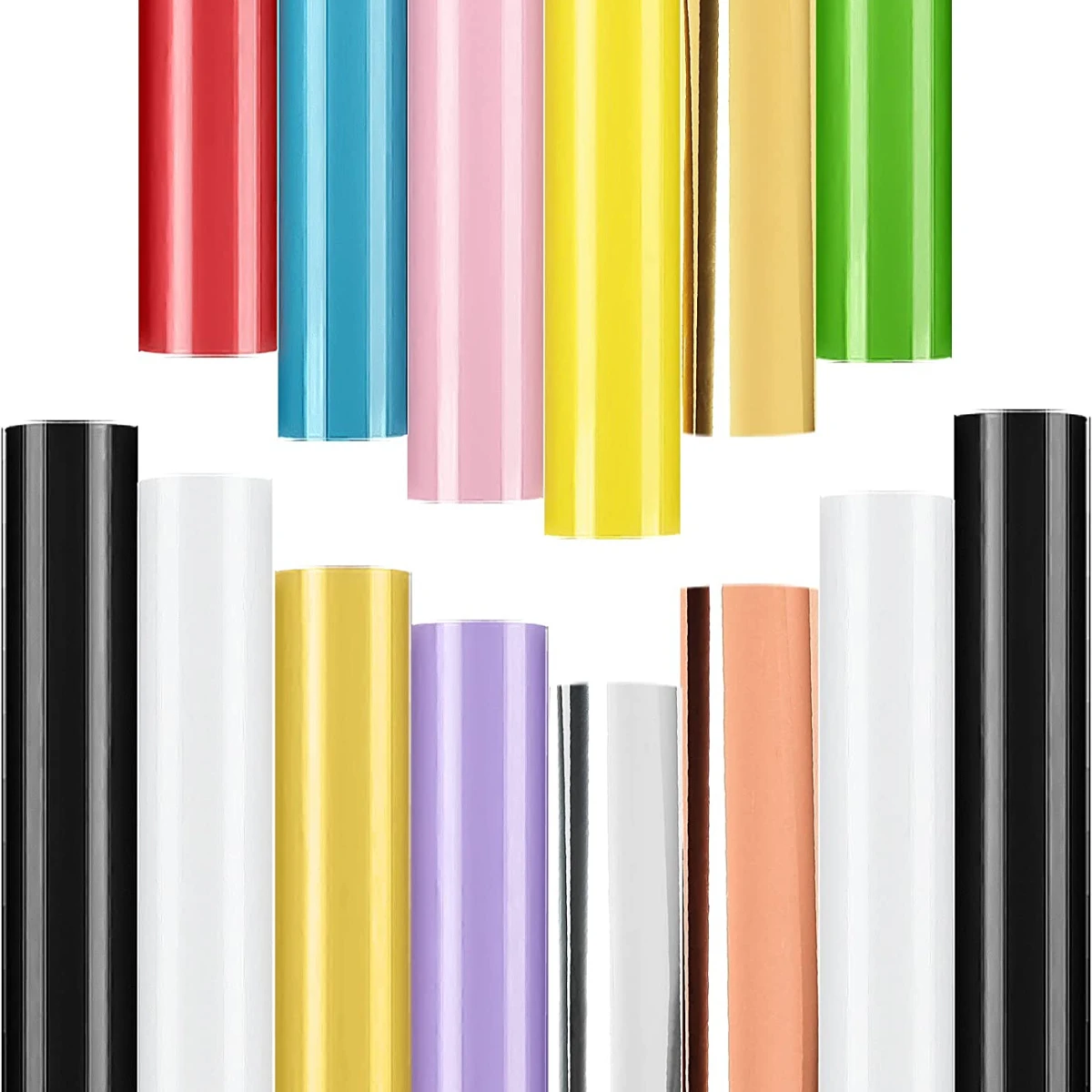 

6/12 упаковок 30x10 0/150 см многоцветные перманентные клейкие виниловые рулоны для Cricut ремесло «сделай сам» чашка стеклянная фотография Рождест...