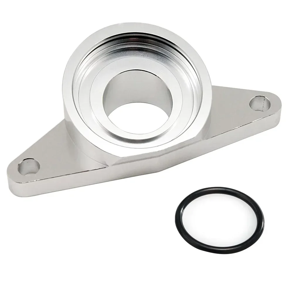 Фото Для Subaru Impreza WRX STI 2002-2007 годов выпуска, фланцевый адаптер перепускного клапана SQV/SSQV из алюминия, серебристо-черный, турбо-модификация, автозапчасти. №5