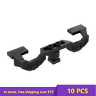 10 шт. кубики MOC 2871 2,1x10x2,4 электродвигатель поезда 9 В, отделка для строительных блоков, запчасти сделай сам, строительные высокотехнологичные детали, Подарочные игрушки