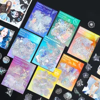 journamm 45pcspack pet aesthetics stickers kit korean stationery supplies collage junk journal diy scrapbooking decor stickers