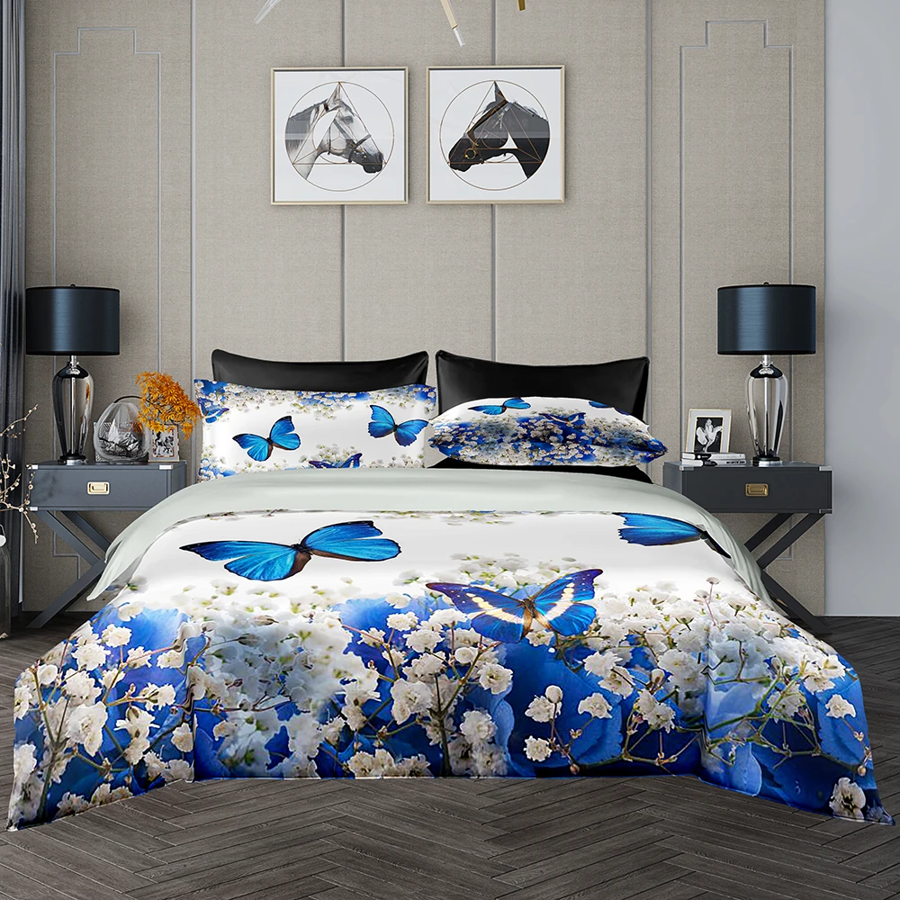 Комплект постельного белья из искусственного атласа королевский комплект с