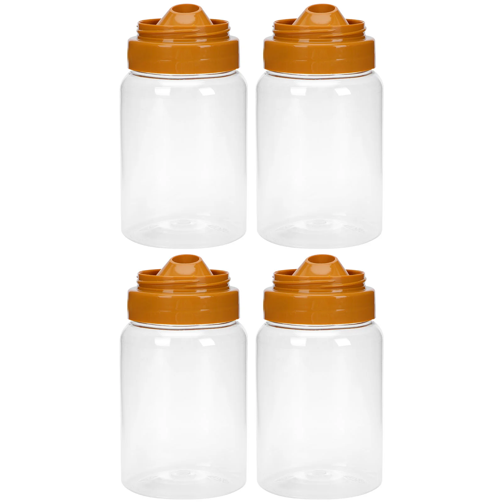

4Pcs Sealed Canisters Syrup Container Bottles for Hotel Storage Home Kitchen