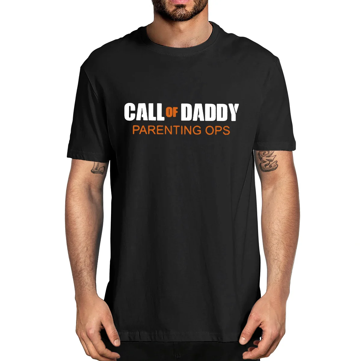 

Gamer Dad Call of Daddy Parenting Ops Funny Men's 100% Cotton Novelty T-Shirt Unisex Humor Streetwear Funny Women Top Tee