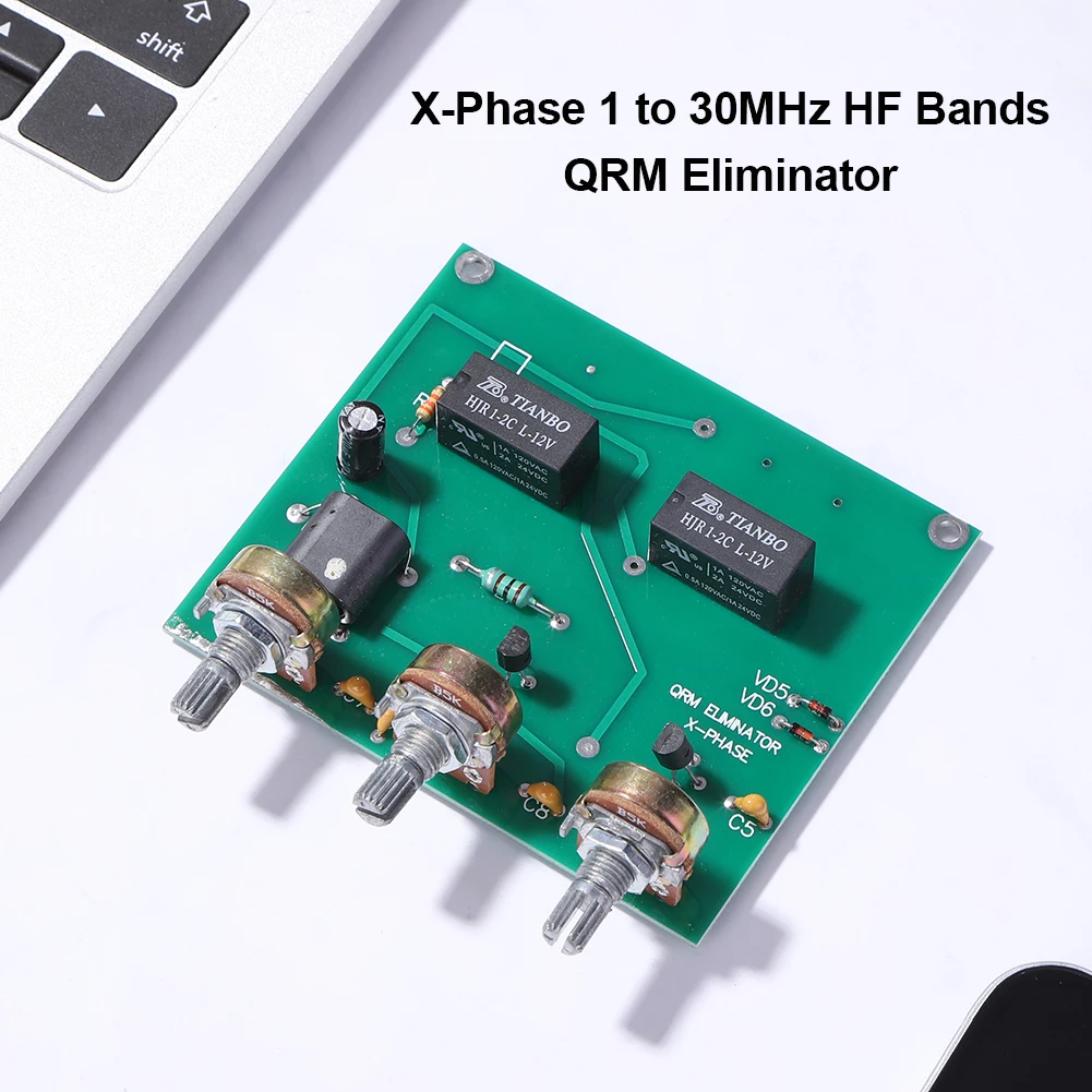 

Устранитель подавителя QRM HF диапазоны Diy Kit готовая плата X-Phase 1-30 МГц HF Band с PTT управлением для любительского радио