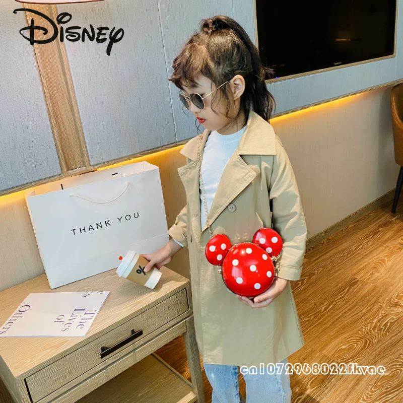 Disney Mickey Women's Shoulder Bag Fashion High Quality Cute Children's Crossbody Bag Shopping Bag Cartoon Children's Mini Bag