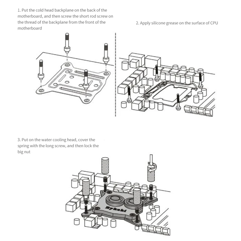 G1/4-дюймовый базовый внутренний канальный блок водяного охлаждения ПК для