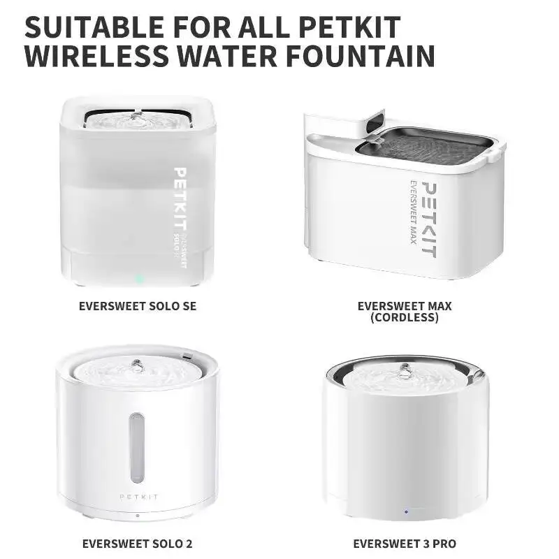 Фото Замененные пенопластовые фильтры PETKIT для Eversweet Max/Eversweet 3 Pro/Solo 2/Solo SE, сменный фильтр насоса для домашних животных, 6 шт. №2